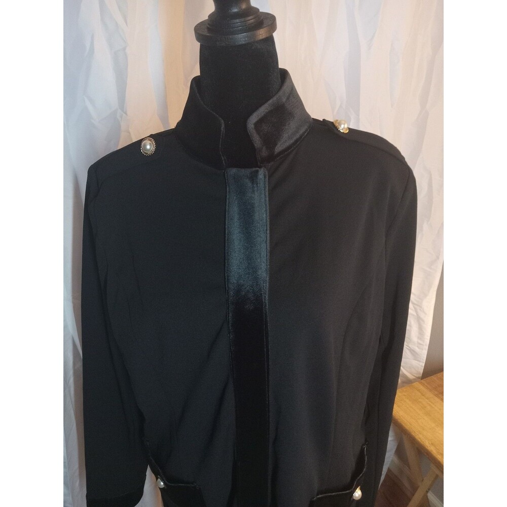 C Wonder by Christian Siriano Knit Crepe Belted Trench Coat, 2X - Picture 2 of 11